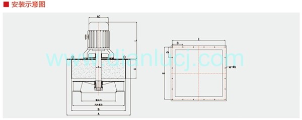 帶隔熱箱風冷循環(huán)風機安裝示意圖